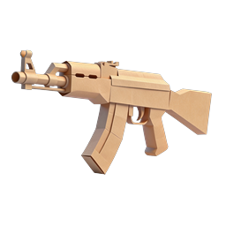 Stylized Paper Gun Icon for Unique Design Projects