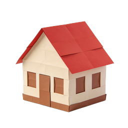 ไอคอนบ้านกระดาษ | โมเดลอสังหาริมทรัพย์ 3D