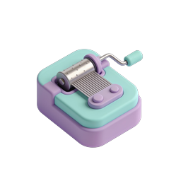Pastel Pasta Maker 3D Icon - Kitchen Appliance