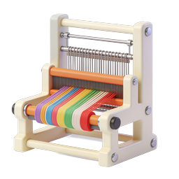 Colorful 3D Pasta Maker Machine Icon | Kitchen Appliance