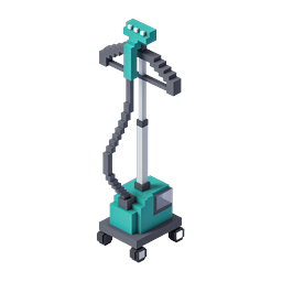 Icône d'équipement médical de levage de patient Voxel | 3D Isométrique