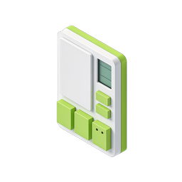 3D Payment Terminal Icon - Isometric POS Device