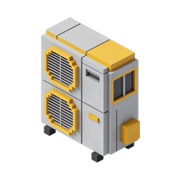 Isometric PC Tower Icon - Computer Case 3D Illustration