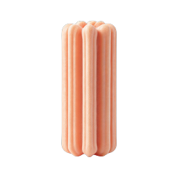 Peach Foam Bundle 3D Icon - Soft Cylindrical Objects