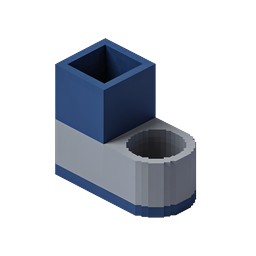 Isometrisches Bleistiftspitzer-Icon | 3D-Design für Schreibwaren