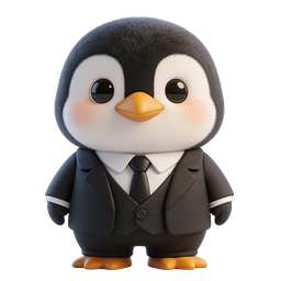 Adorable Penguin Business Icon for Professional Use
