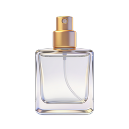 Elegant Perfume Bottle Icon | Luxury Fragrance 3D