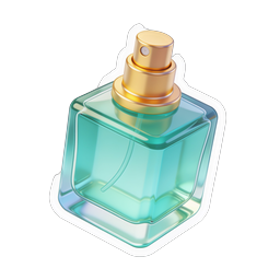 Premium Perfume Bottle Icon - Luxury Fragrance Design