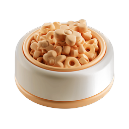 Pet Food Bowl Icon - Animal Nutrition & Care