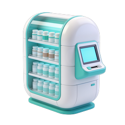 Pharmacy Vending Machine Icon | Automated Medicine Dispenser