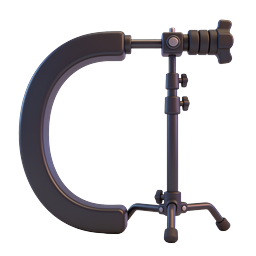 Professional Photography C-Stand Equipment Icon