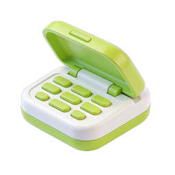 Clay Pill Box Icon - 3D Medical Icon for Healthcare Apps