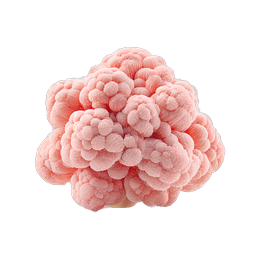 Pink Cauliflower Icon - Realistic 3D Food Illustration