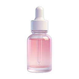 Pink Serum Dropper Bottle Icon | Skincare Beauty 3D