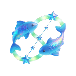Pisces Zodiac Fish Constellation Icon | Astrology Symbol