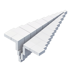 3D Isometric Pixel Arrow - Modern Retro Icon Design