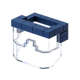 Pixel Chest 3D Icon - Isometric Treasure Box Design
