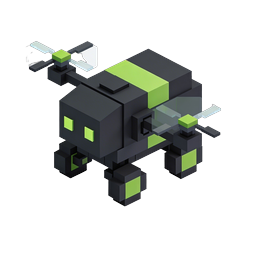 Pixel Drone Icon - 3D Isometric Quadcopter Design