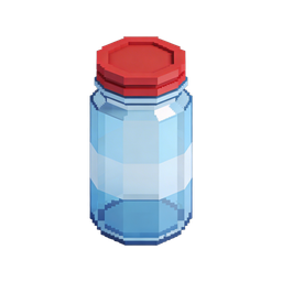 Pixel Jar Icon - Vivid Storage Symbol