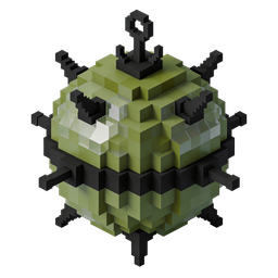Pixel Monster Icon - Playful Retro Design
