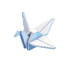 Pixel Spaceship 3D Isometric Icon | Retro Gaming Asset