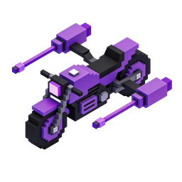 Isometric Pixel Art Spaceship Icon - Retro Sci-Fi Craft