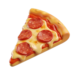 Delicious Pizza Slice Icon for Food Themes