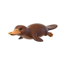 Adorable 3D Platypus Character Icon | Wildlife Design
