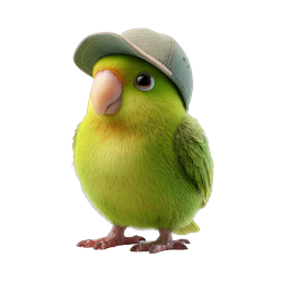 Playful Parrot Icon for Creative Projects