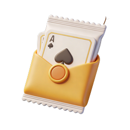 3D Playing Cards Packet with Ace of Spades Icon