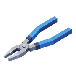 Stylized Pliers Icon for DIY and Repair Projects