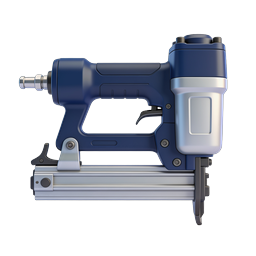 Pneumatic Nail Gun Icon - Construction Tool 3D Render