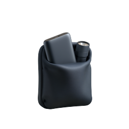 Pocket Projector with Carrying Pouch Icon - Portable Tech