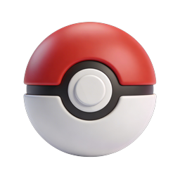 3D クレイ ポケボール アイコン | ポケモン ゲームデザイン