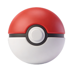 Poké Ball 3D Icon | Premium Gaming Graphics