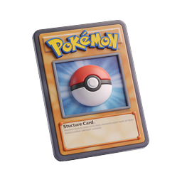 Pokemon Trading Card Icon - 3D Rendered Collectible