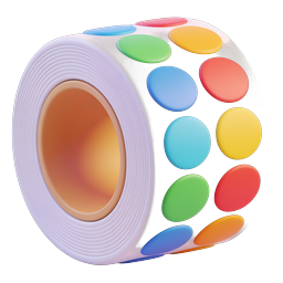 Colorful Pop-It Fidget Toy 3D Clay Icon