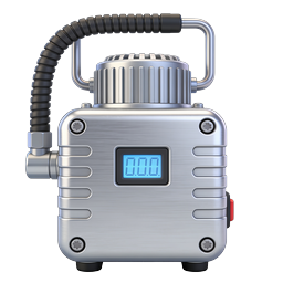 Portable Air Compressor Icon | Realistic 3D Render