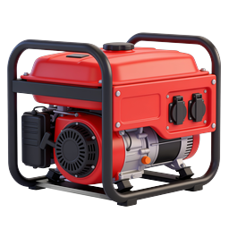Portable Generator Icon - 3D Power Equipment