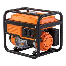 Portable Generator 3D Icon - Power Equipment