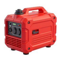 Portable Generator Power Equipment Icon | 3D Realistic