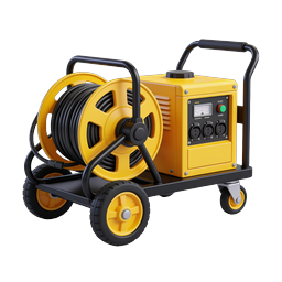 Portable Industrial Generator Cable Reel Machine Icon