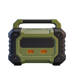 Rugged Portable Power Station Icon for Outdoor & Emergency Use