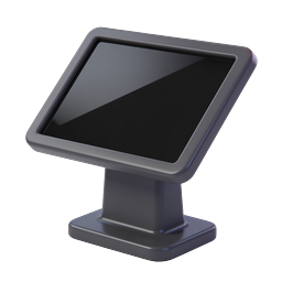 POS Terminal Icon - Payment Kiosk 3D Illustration