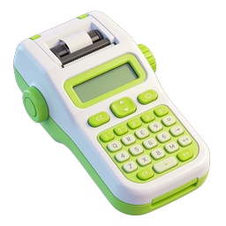 POS Terminal Receipt Printer 3D Icon