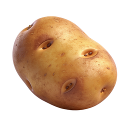 Realistic Potato Icon for Food Projects