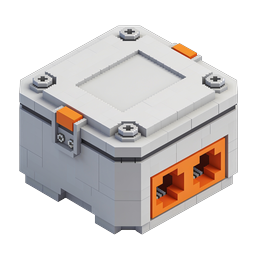 Isometric Power Module Icon | 3D Electrical Component