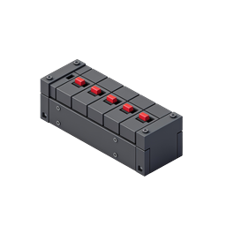 Industrial Power Switch Panel Isometric 3D Icon