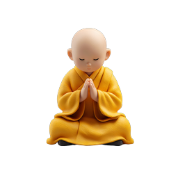 Praying Child Monk - Meditation & Mindfulness Icon