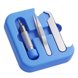 Precision Repair Toolkit Icon | Electronics Tool Set
